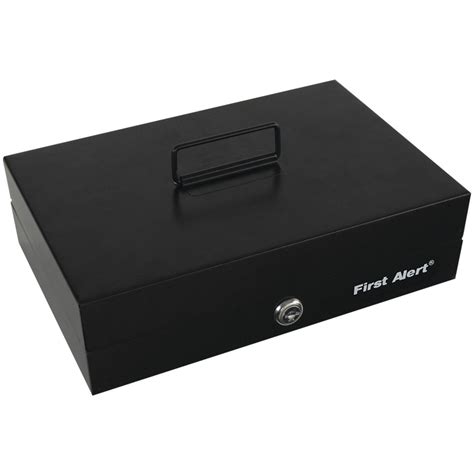 first alert steel cash box fats3026f|First Alert Steel Cash Box with Money Tray 3026F .